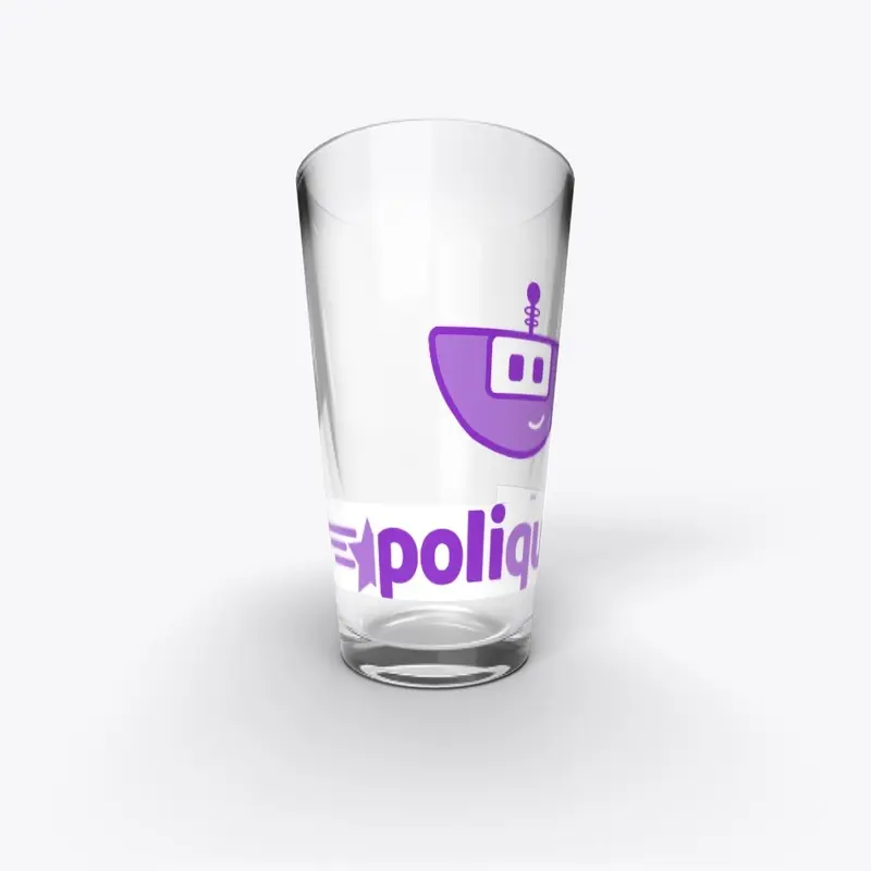 Poliquicks Pint Glass